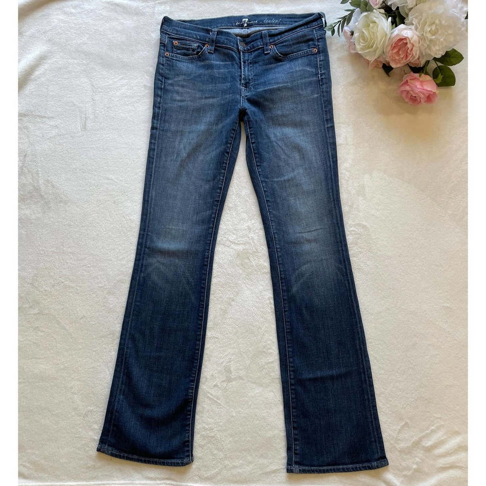 7 For All Mankind Tall Bootcut Jeans Dark Wash